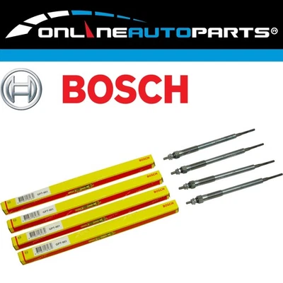 4 x Bosch Glow Plugs for Hilux KUN26 Turbo Diesel 1KD-FTV 3.0L 4cyl 2005-2015 - Image 1 of 2