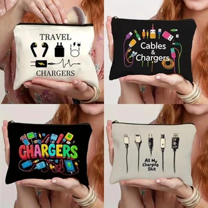Ladekabel Aufbewahrung Urlaub Tasche Zip Tasche Reise Organizer - verschiedene Designs - Bild 1 von 31