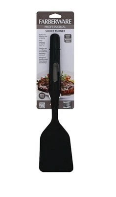 Farberware Professional Short Turner For Flipping Scraping Black Non-stick - Image 1 of 3
