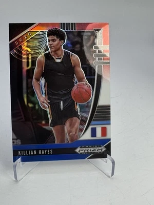 2020-21 Prizm Draft Picks Collegiate Killian Hayes #12 Red White and Blue RC - Image 1 of 2