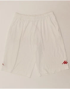 Pantalones Cortos Deportivos KAPPA Para Hombre Medianos Blanco Poliéster AM07 - Imagen 1 de 5