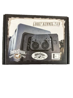 LUCKY DUCK PREMIUM KENNELS  LUCKY KENNEL FAN Highly Water Resistant - NEW SEALED - Image 1 of 4