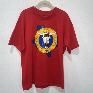 Vintage Boy Scouts of America Texas XL 90s Graphic Tee T Shirt READ - Picture 1 of 8