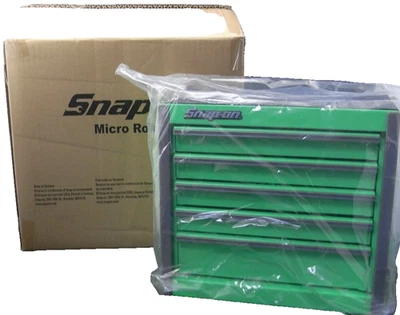 SNAP-ON Micro Roll Cab Top Chest Mini Tool Box Green 8.5 x 4.7 x 7.7 in１NEW JPN - Image 1 of 4