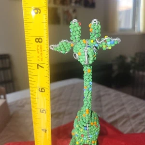 Giraffe PERLEN 🦒 Kunstwerk. - Bild 1 von 12