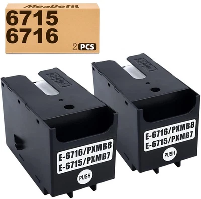 MEABEFIT T6715 T6716/PXMB8 Inchiostro stampante scatola manutenzione serbatoio per ricambio per Epson Maintenance
