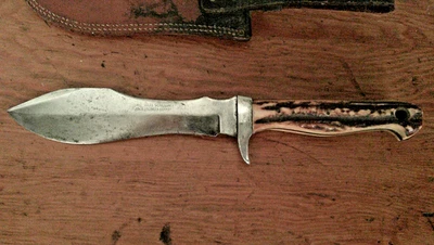 Cuchillo de caza vintage marca Carl Schlieper Eye Solingen Alemania Foto 1 de 4