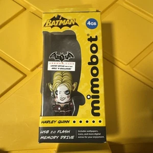 Unidad Flash Mimobot USB 2.0 Harley Quinn 4 GB Batman Arkham SDCC Exclusiva LTD800 - Imagen 1 de 7