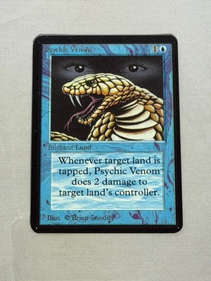 MTG Psychic Venom Alpha Magic the Gathering - Image 1 of 2