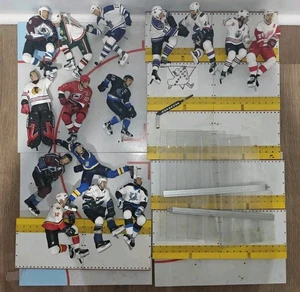 Mcfarlane NHL Sports Hockey Action Figures Lot Of 15 And Arena Parts - Picture 1 of 7
