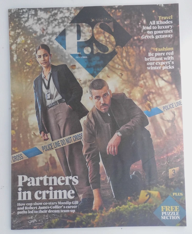 P.S. Sunday Post supplement 23rd November 2025 Mandip Gill, Robert James-Collier - Image 1 of 1