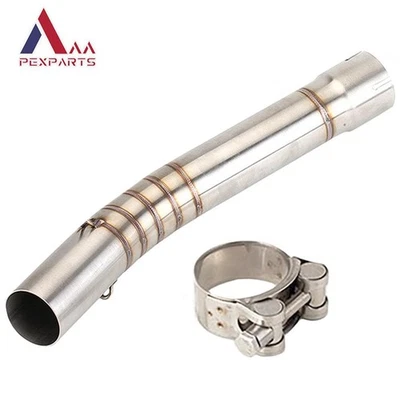 Tubo medio de acero inoxidable de 51 mm para Yamaha YZF R6 1999 2000 2001 2002 2003-2005 Foto 1 de 4