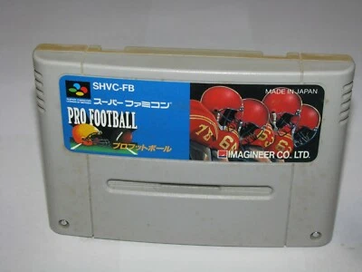 Pro Football Super Famicom SFC Japan import US Seller  - Image 1 of 2