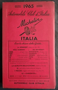 AUTOMOBILE CLUB D'ITALIA MICHELIN 1965 - Bild 1 von 2