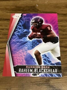 2022 Sage Raheem Blackshear RC Virginia Tech Red Parallel RB #113 - Picture 1 of 2
