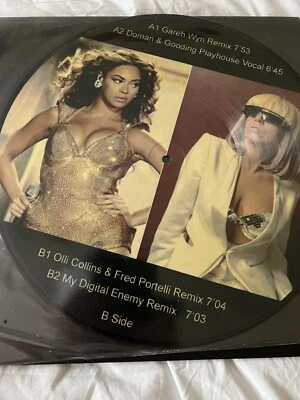 Lady Gaga & Beyonce video phone 12 inch Vinyl Picture Disc MINT USA import RARE - Image 1 of 4