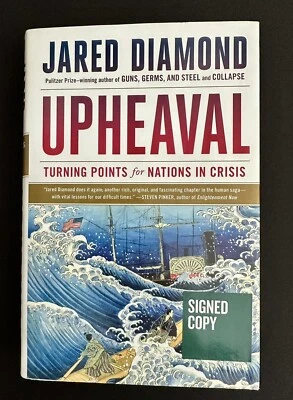 SIGNED Upheaval Jared Diamond 1st/1st HCDJ 2019 Turning Points Nations Crisis VG - Image 1 of 4