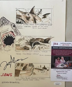 Joe Alves Jaws Conceptual Artwork Signed original 8x10 W/ JSA COA added shark #6 - Picture 1 of 1