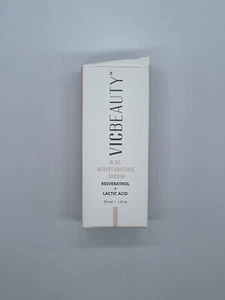 VIC Beauty AM Moisturizing Serum Resveratrol + Lactic Acid 1 Oz New - Picture 1 of 4
