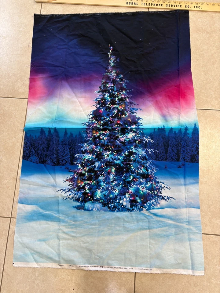 ALL  AGLOW, Hoffman Spectrum Panel fabric, 29x44" - Image 1 of 1