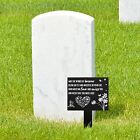 Acrylic Cemetery Decorations for Grave Graveside Grave Marker for Cemetery Me...