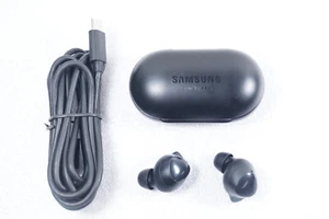 Samsung - Galaxy Buds True Wireless Bluetooth Earbuds w/ Charging Case - Black - Picture 1 of 5