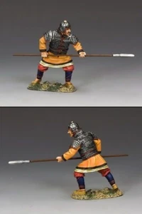 KING & COUNTRY THREE KINGDOMS IC055 CHINESE SOLDIER ATTACKING WITH SPEAR MIB - Picture 1 of 1