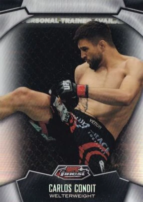 Carlos Condit 2012 Topps Finest UFC Refractors Card #94 158 154 143 132 120 115 - Image 1 of 4