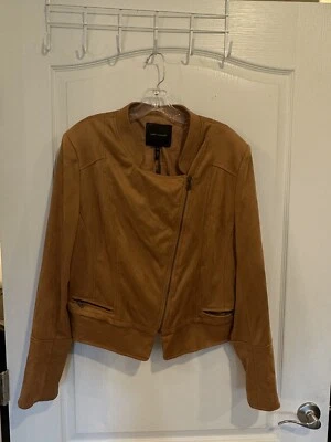 Robert Rodriguez Mujer León Ayana Imitación Gamuza Moto Chaqueta Talla XL NUEVO CON ETIQUETAS Foto 1 de 4