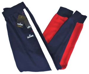 Large (14-16) Spalding Fleece Sweatpants Joggers Red White Blue Lounge Pants - Picture 1 of 5