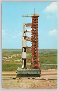 Postcard NASA Apollo Saturn 5 Kennedy Space Center VTG - Picture 1 of 2