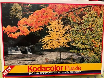 Rompecabezas Kodacolor 550 piezas BEAR RIVER MAINE 13"x 19" ¡Hermoso! NUEVO Foto 1 de 2