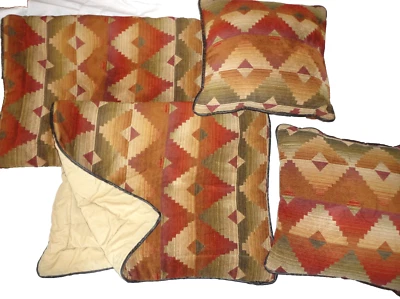 CROSCILL SANTA FE SUROESTE CHENILLA ÓXIDO (4P) FUNDAS DE ALMOHADA ESTÁNDAR, ALMOHADAS Foto 1 de 4