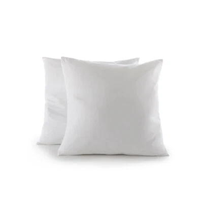Cheer Collection White 26 x 26 Euro Square Pillow (Set of 2)