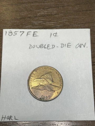 1857 Flying Eagle Cent DDO Doubled Die Obverse Great condition Lots Of Details** Cover