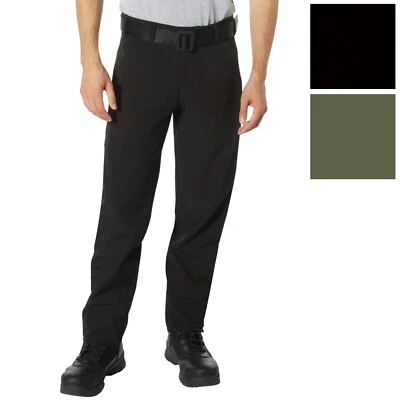 Men’s Active Flex Soft Shell Pants–Lightweight Stretch Water Resistant Trousers - Image 1 of 4