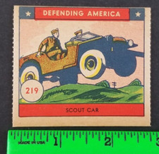Vintage 1941 Defending America R40 Card #219 (Nice)