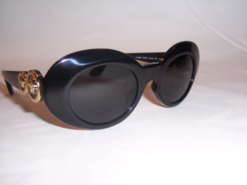 Versace VK4428U GB1/87 Sunglasses Youth Kids Girl's Black/Dark Grey Lenses 45mm