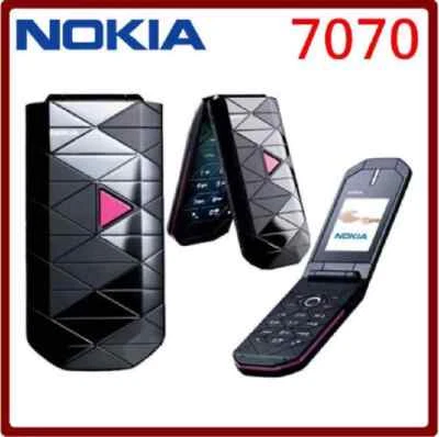 Original Nokia 7070 Prism 100% UNLOCKED 2G GSM 900 / 1800 Flip Cell Phone - Image 1 of 2