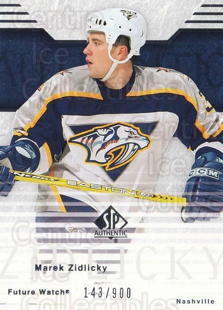 2003-04 SP Authentic #105 Marek Zidlicky - Image 1 of 1
