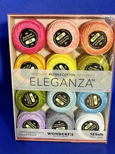 Wonderfil Eleganza #8 Perle Cotton Embroidery Thread Sampler Collection - Picture 1 of 6