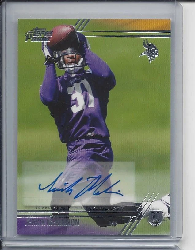 JERICK MCKINNON 2014 TOPPS PRIME VIKINGS ROOKIE AUTO RC #109 - Image 1 of 1