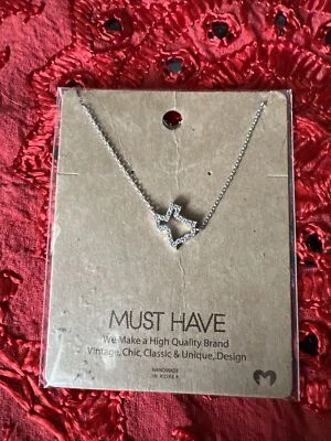 全新 Must Have Texas State 项链 水钻 铆钉链 珠宝 礼物 给她  — 第 1/2 张图片