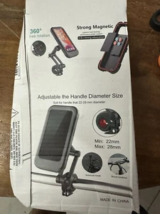 Wasserdichte Handy Halter Halterung I-phone Samsung usw. Fahrrad Scooter Roller - Zdjęcie 1 z 9