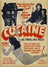 Cocaine Vintage 1930 MOVIE Film Cinema Print Poster Wall Art Picture A4 +
