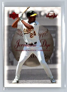 Jermaine Dye 2001 Sweet Spot Baseballkarte #92 ROT Folie Oakland MLB F 1c - Bild 1 von 2