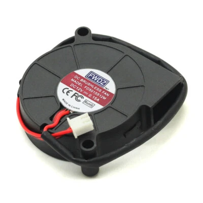 FWDZ FD5015S12M 12V 0.15A 50*50*15MM 5CM 2-wires Cooling Fan - Image 1 of 4