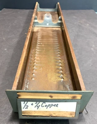 Vintage ADDRESSOGRAPH Industrial Steel Cabinet Green DRAWER 1 pc. Made in USA - Image 1 of 4