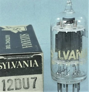 12DU7 TUBO SYLVANIA NUEVO EN CAJA PROBADO Y EN CAJA EXCEDENTE COMERCIAL DE COLECCIÓN - Imagen 1 de 3