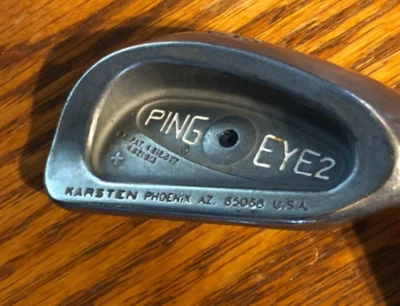 37” Ping Eye 2 Mens Black Dot EIGHT Iron 8 Steel Shaft Right Hand Winn+ Grip - Image 1 of 4